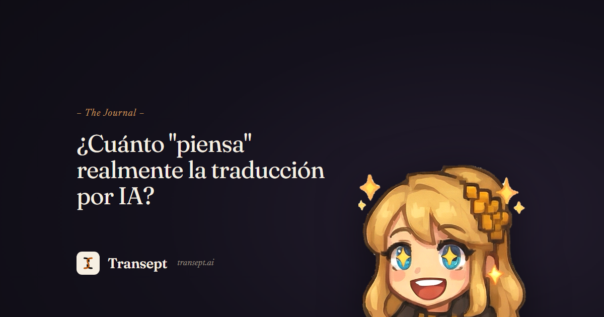 ¿Cuánto "piensa" realmente la traducción por IA?