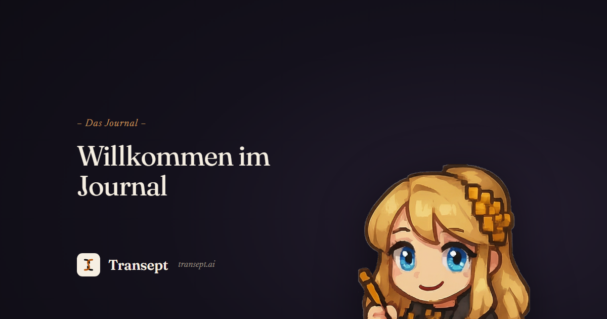 Willkommen im Journal